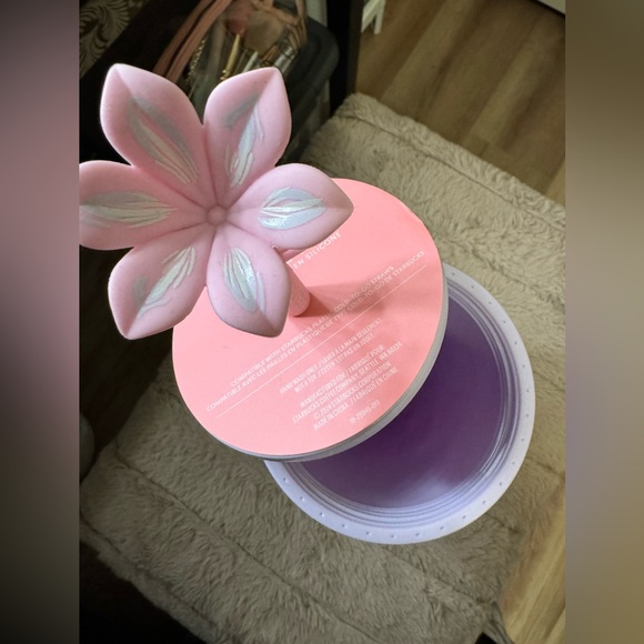 Starbuck Cherry Blossom Collection silicone straw topper cup 2024 Ver - Picture 4 of 5